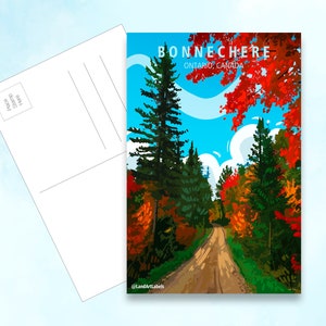 Carte postale Bonnechère 4 x 6 po