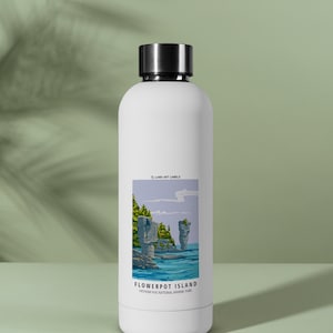 Péninsule Bruce, île Flowerpot - Sticker pour carte 2,75 x 4,25 pouces