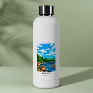 Parque provincial Awenda - Lakeshore - Adhesivo para tarjeta de 2,75" x 4,25"
