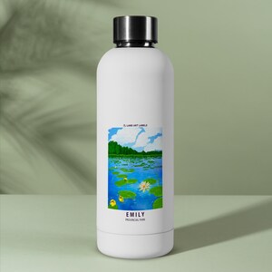 Emily Provincial Park - Nenúfar, 2,75" x 4,25" Cartão Adesivo