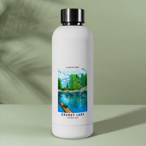 Parc provincial Grundy Lake - Tortue, carte autocollant 2,75 x 4,25 po