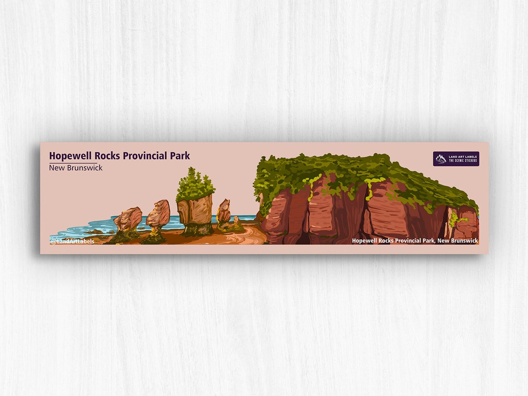 Hopewell Rocks Provincial Park, New Brunswick - Etsy
