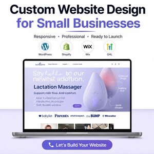 Custom Website Design | Small Business Website Designer | Landing Page & Full Site Setup