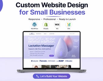 Custom Website Design | Small Business Website Designer | Landing Page & Full Site Setup