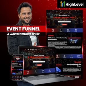GoHighLevel Funnel Automation Services: Custom Event Templates Lead Generation CRM GHL Snapshot Digital Download