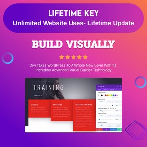 Divi takes WordPress  to a whole new level, Visual builder technology