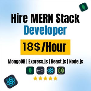 ダッシュボード、API、WebソリューションのためのMERNスタック開発者を雇う