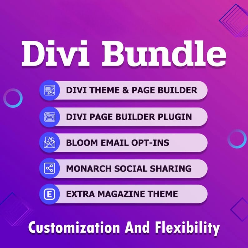 Divi bundle customization and flexibility