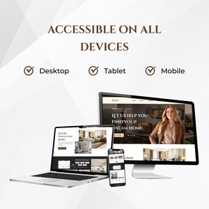 Real Estate Website Template Accessible On All Devices