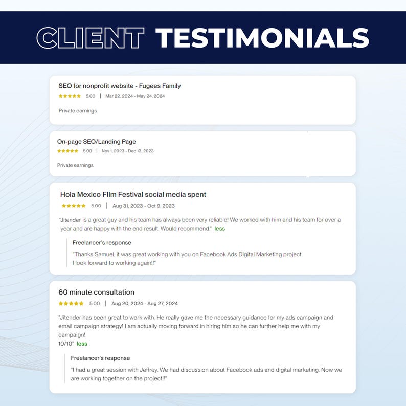 Google My Business Setup Optimization Testimonials