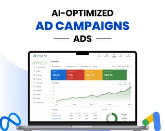 Servicios de redacción y creatividad publicitaria con IA / Configuración de Google Ads / Estrategia publicitaria de alta conversión