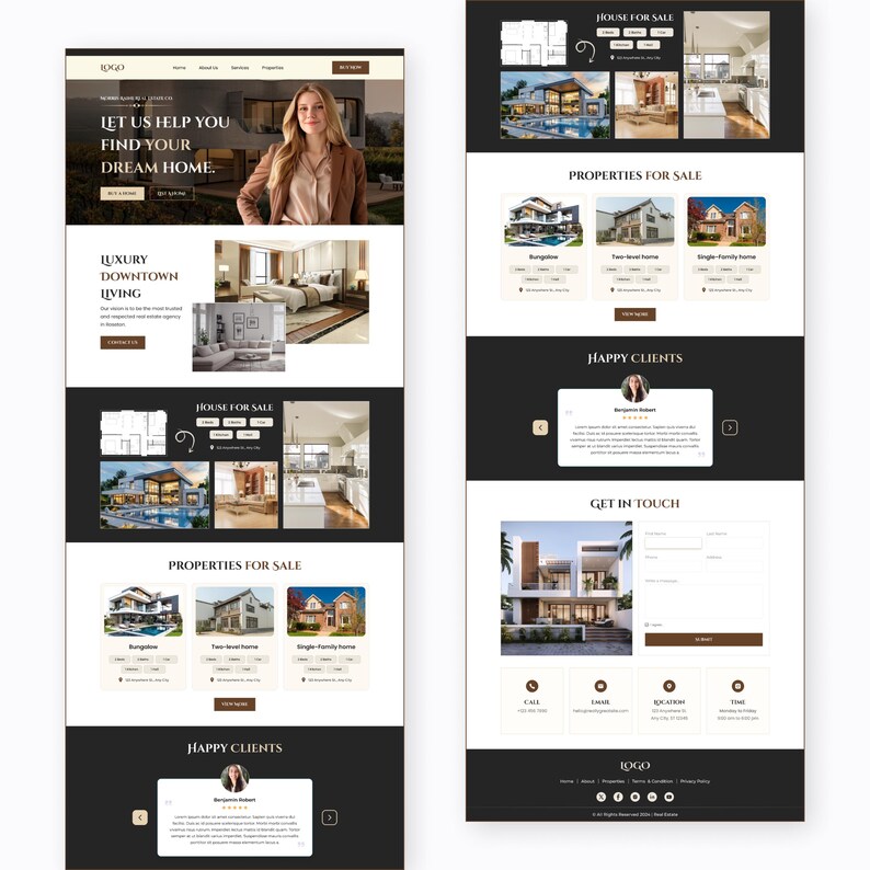 Real Estate Website Theme