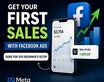 Get Your First Sales with Facebook Ads | Done For You Setup for Beginners | Shopify & Small Business Ads Help