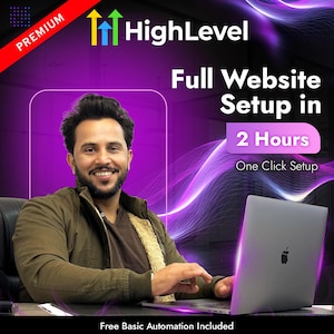 GoHighLevel Website Einrichtung: Luxus Design & One-Click Installation