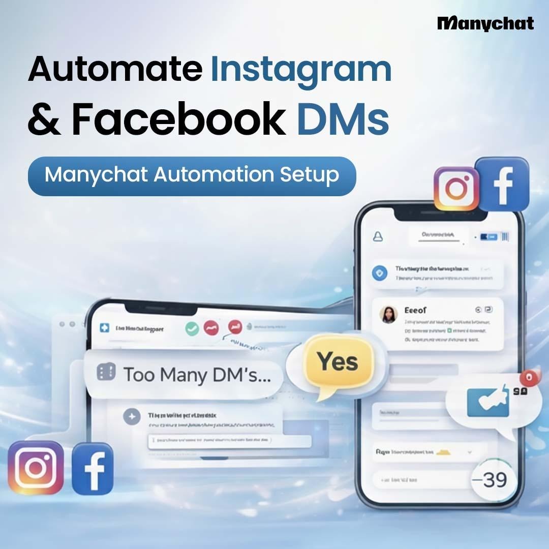 Manychat Automation Setup | Instagram DM Auto Reply | Chatbot for ...