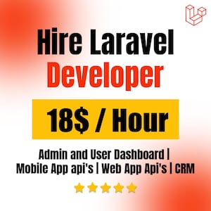 Laravel Developer | Dashboard Builder, CRM, Web Development, Software, Programmer, Engineer, User Management, WordPress Website