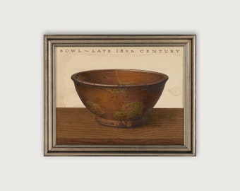 Country Kitchen Print, Vintage Painting, Rustic Kitchen Still Life Downloadable Art Print, Farmhouse Kitchen Decor