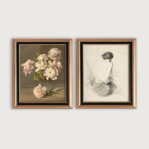 Coquette Room Decor, Gallery Wall Set of 2 Printable Art, Preppy Wall Art, Cottagecore Wall Art