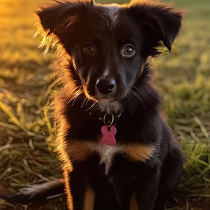Mini Australian Shepherd Canvas Wall Art