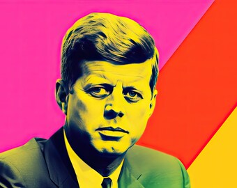 Wall26 John F. Kennedy Canvas Art – 16x24 Vintage Portrait, Framed & Ready To Hang