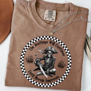 Comfort Colors Pirate Shirt, Funny Pirate Drinking T-Shirt for Cruise or Pirate Party, Pirate Festival or Pirate Birthday Sarcastic T Shirt