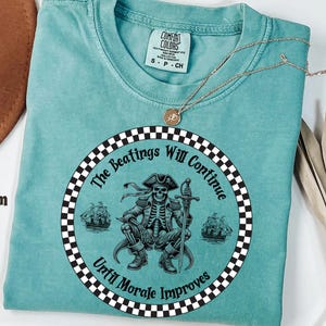 Comfort Colors Pirate Shirt, Funny Pirate Drinking T-Shirt for Cruise or Pirate Party, Pirate Festival or Pirate Birthday Sarcastic T Shirt