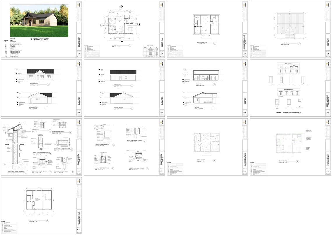 Barndominium Floor Plan 40x30 | 2 Bed 2 Bath | 1200 Sq Ft Modern Home ...