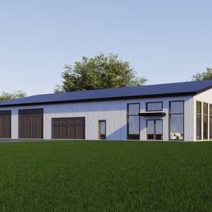 Barndominium House Plan | 3 Bed 2 Bath w/ 3-Car Garage Shop | 7000 Sq Ft | 70x100 Floor Plan | Farmhouse Ranch | We Customize