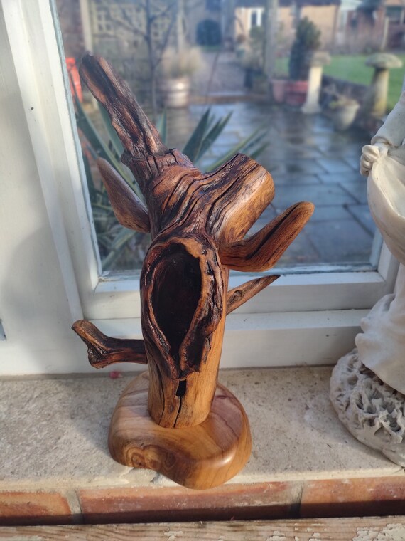 Mug Tree Oak Branch Natural Form Handcrafted Unique Bespoke Gift for Her Etsy UK