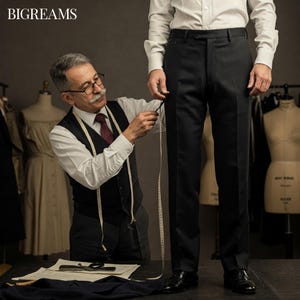 Men&#39;s Customized Stretchable Trouser Wrinkle-Free Pants, Tailor Custom Made Trouser Just For You, Khaki, Green, Blue, Grey, Beige