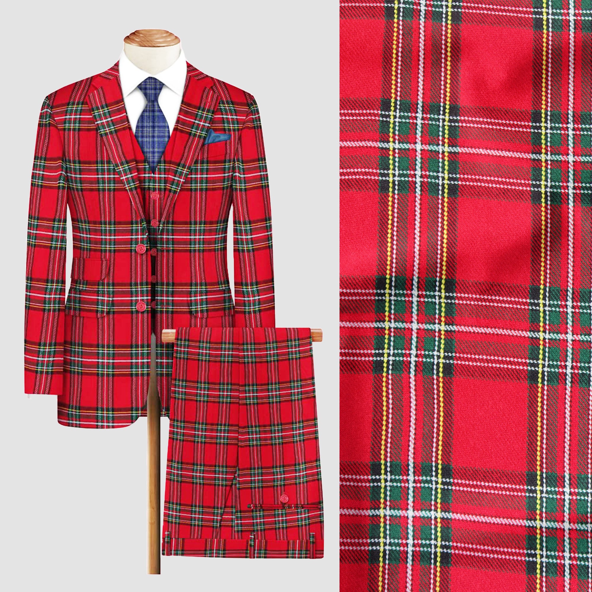 Check Suit Fabric - Etsy