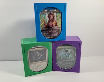 Minimalist Toploader Deck Box: Holds 100+ Sleeved Cards