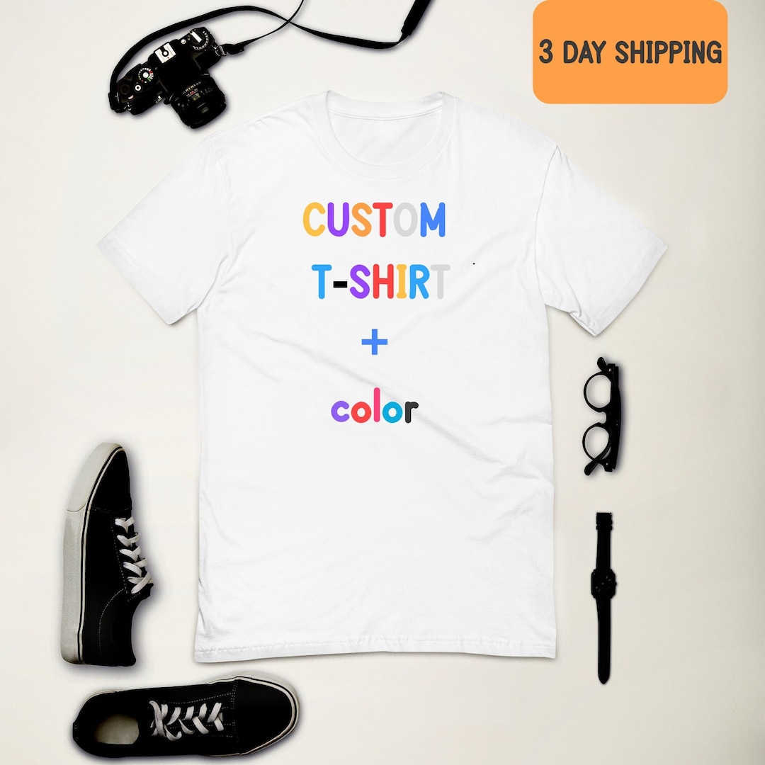 Custom Shirt Fast Custom Shirt for Men Personalized Men Etsy