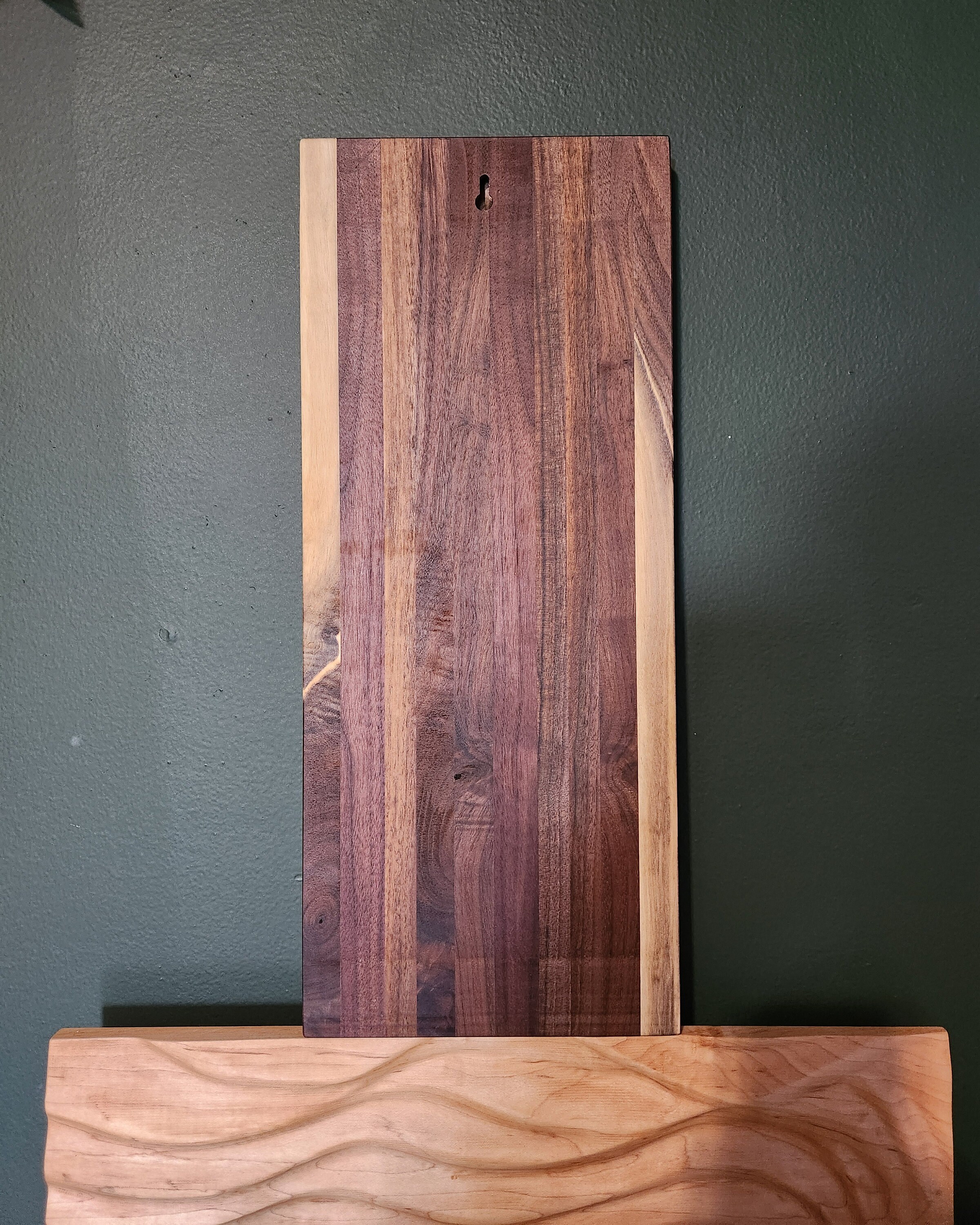 Black Walnut Wall Art, 3D Bas Relief, Modern Wall Art, Carved Wood ...