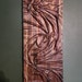 Black Walnut Wall Art, 3D Bas Relief, Modern Wall Art, Carved Wood ...