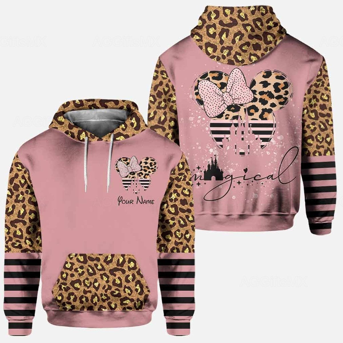 Discover Minnie Mouse Hoodie Personalized Minnie Hoodie