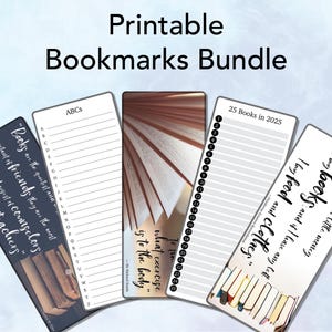 Printable Reading Challenges Bookmarks