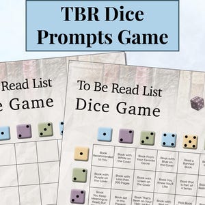 Elenco TBR - Sfida di lettura - Gioco di dadi