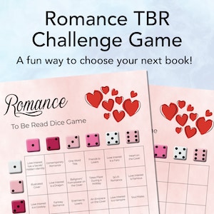 Romance TBR List Reading Challenge Dice Game