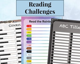 Reading Challenges: Read the Rainbow, ABC Alphabet Titles, and Book Genres