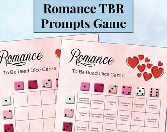 Romance TBR List Reading Challenge Dice Game