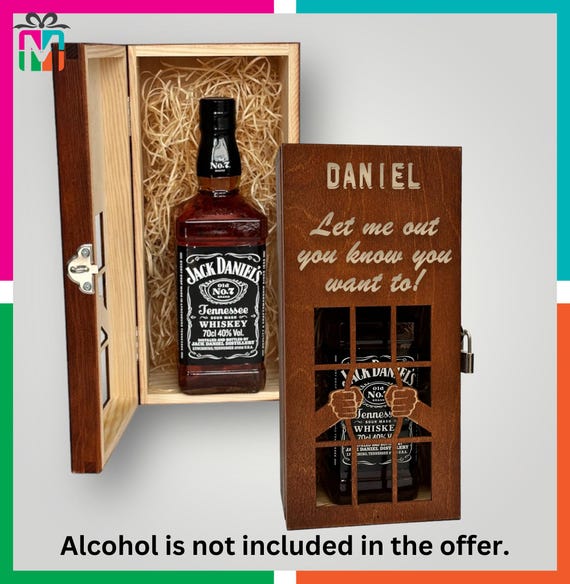 Gift Whiskey Bottle Cage Bottle Prison| Bottle Box| Whiskey Gift