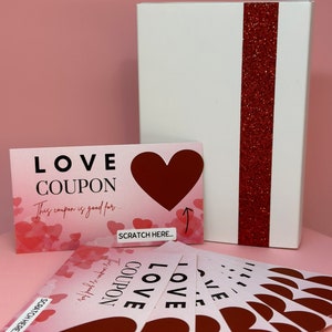 Buoni Romantici Love Coupon Di Coppia per Lui per Lei. Idea Regalo