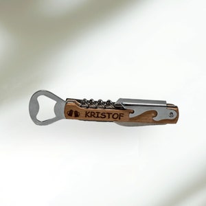 Apribottiglie personalizzato/ Coltello/ Cavatappi/ Limonadier/ Testimoni dello sposo/ Papà/ Figlio/ Fidanzato/ Nonno/ Per lei/ Compleanno/ Regalo/ 18 21 30 40