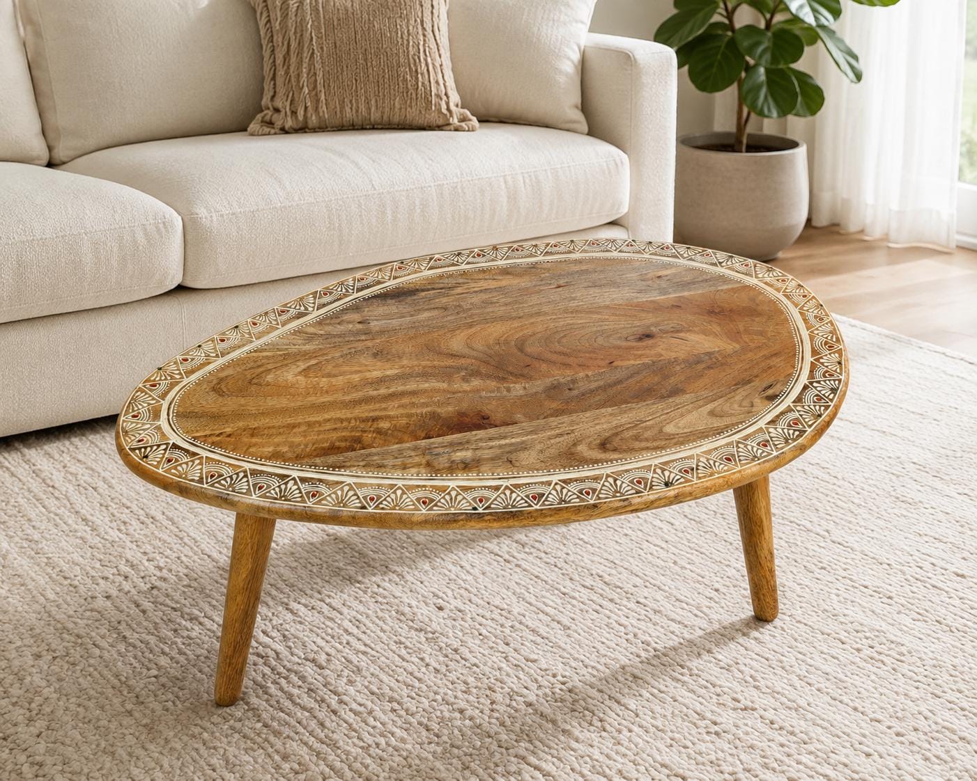 Egg Shaped Coffee Table - Etsy