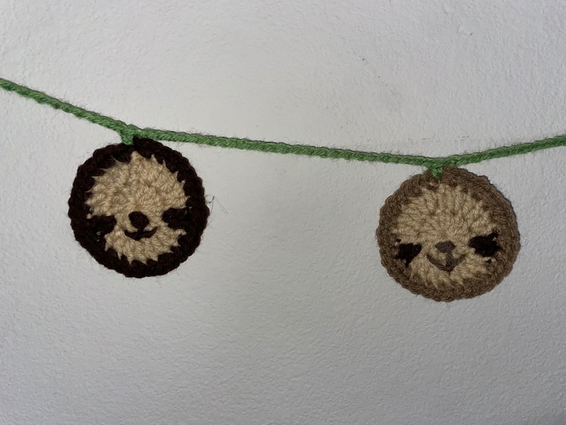 Crochet Sloth Garland Pattern - Etsy