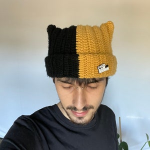 Crochet Cat Ear Beanie Pattern (DIGITAL DOWNLOAD ONLY)