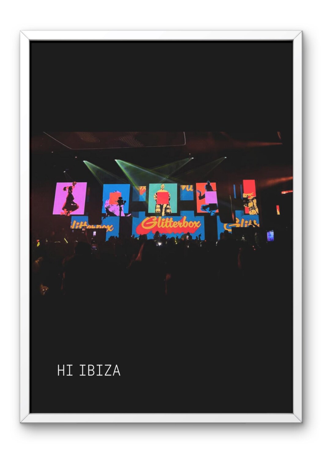 Glitterbox Ibiza Art Print: Retro Travel Poster, Defected Decor - Etsy