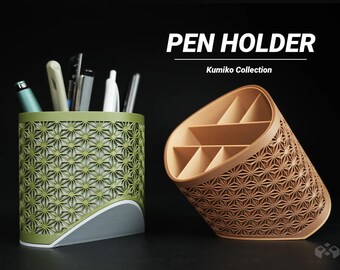 Asanoha Superellipse Pen Holder