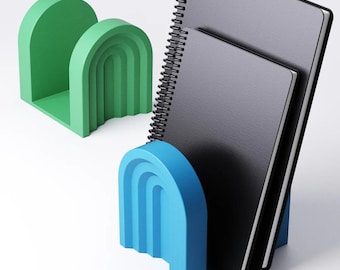 Arch Notebook Holder | Modern Workspace Accessory